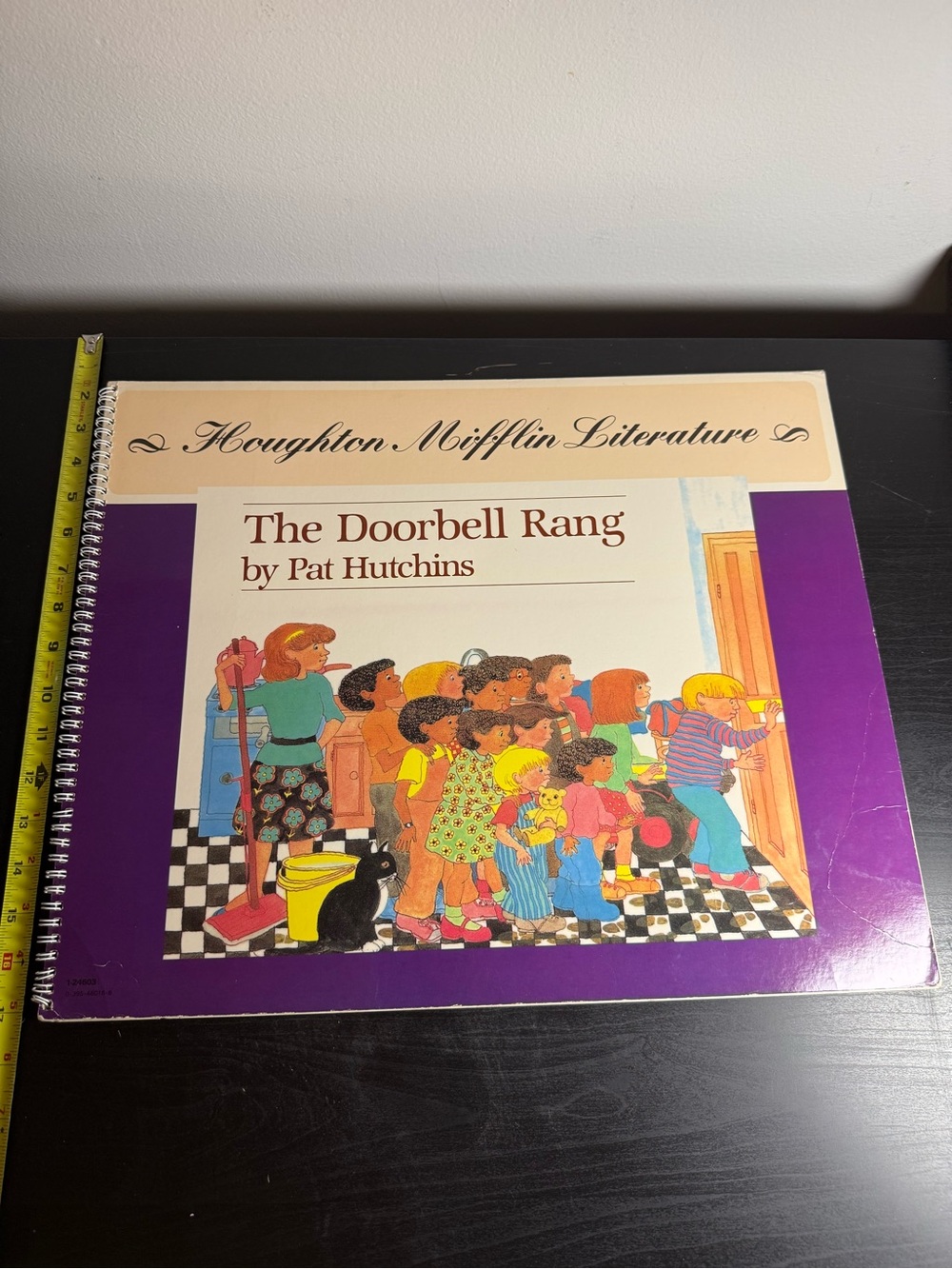 Houghton Mifflin Literature "The Doorbell Rang" Paperback - Purple Cover